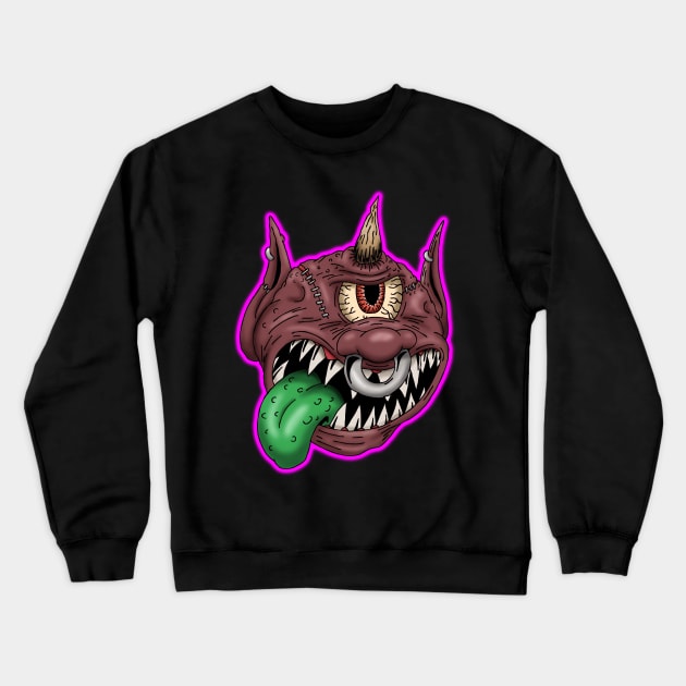 80s Madballs HornHead Crewneck Sweatshirt by DarkArtsStudios